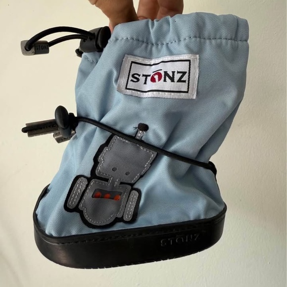 STONZ all-weather booties - haze blue robot - Picture 3 of 7